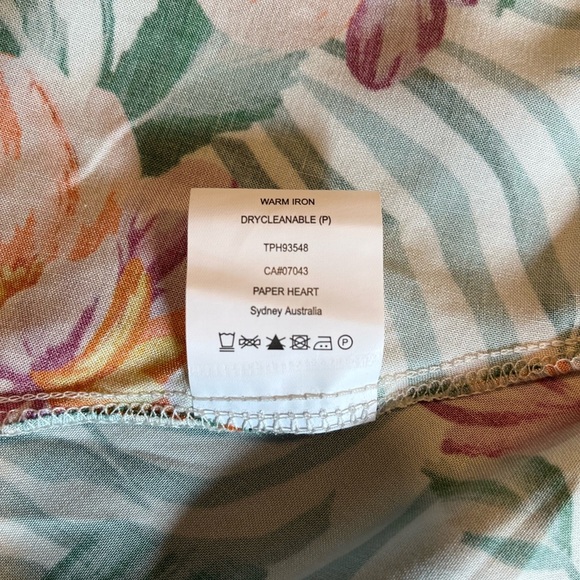 NWT Paper Heart Anthropologie Tie-Back Dress Size L - Picture 8 of 11